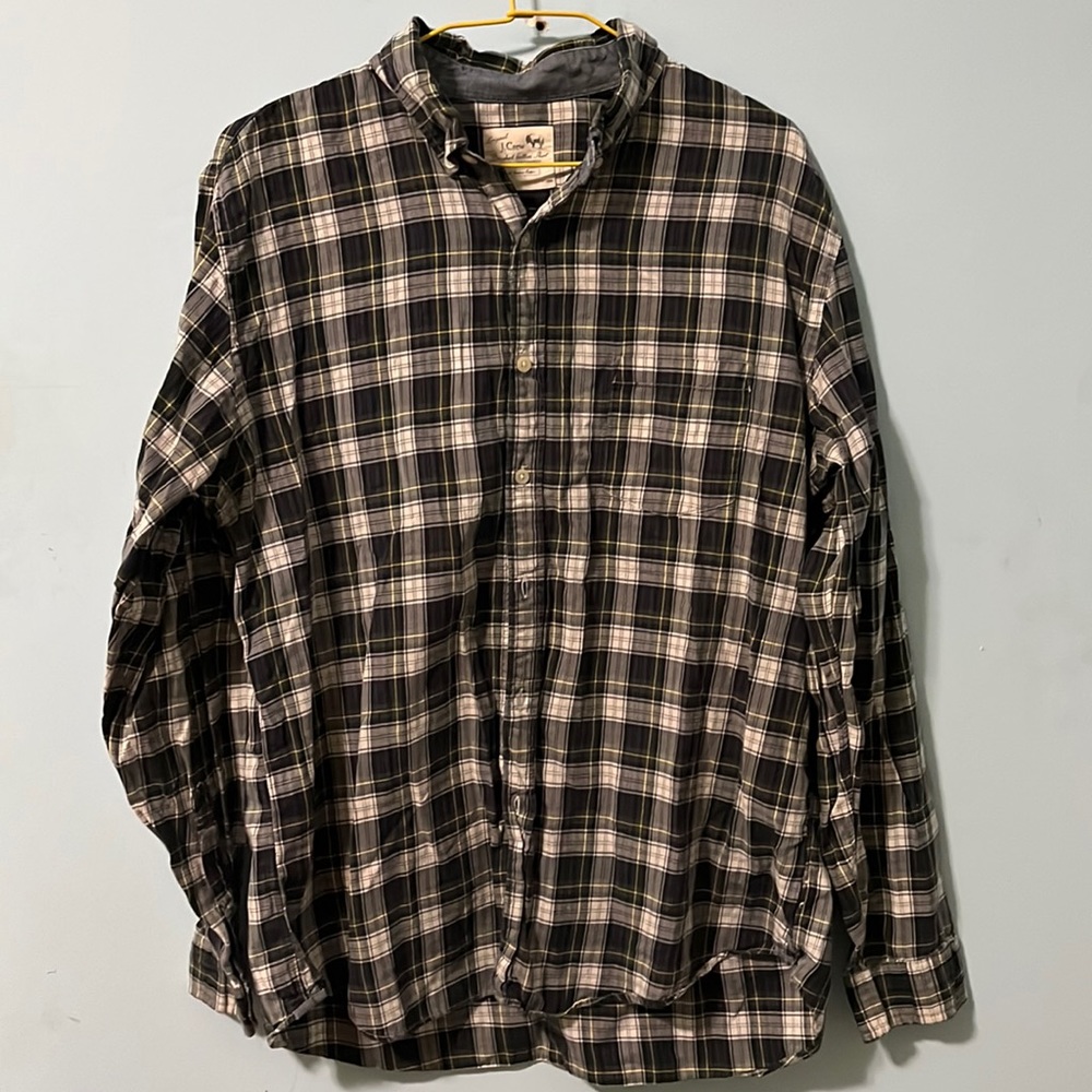 J Crew Brushed Cotton Shirt Size XL